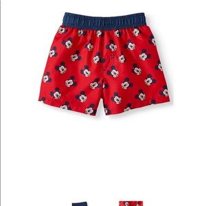 Mickey Mouse infant swim trunks
